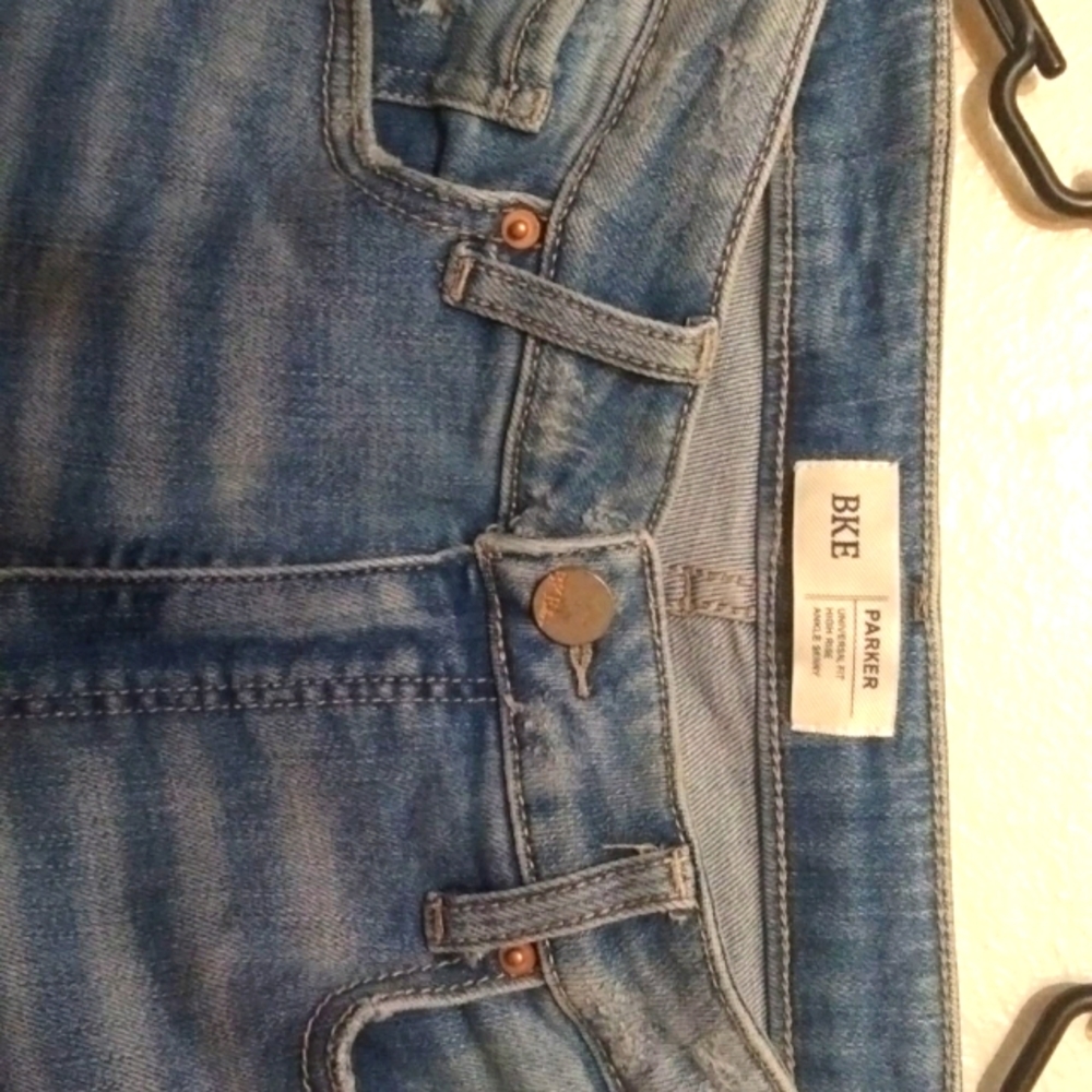 BKE Universal Fit High Rise Ankle-Skinny Jeans